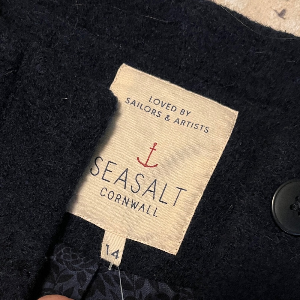 Seasalt Cornwall Wool Button Down Coat